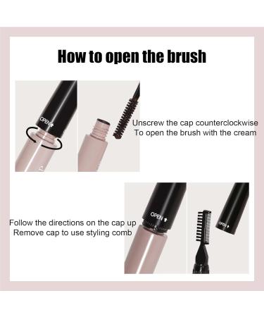 Root Touch-Up Stick Semi-Permanent Hair Dye Temporary Brush Colour Waterproof Long Lasting Grey Hair Coverage Beard Colouring Hair Dye For Women Mascara Root Coverage-Type 3 Brush(Deep Brown01) 01dark brown - Buy Online on GoSupps.com