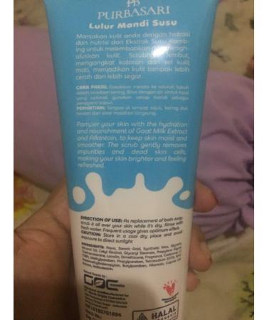 Purbasari Goat Milk Bath Scrub Tube 200 gr - Buy Online on GoSupps.com