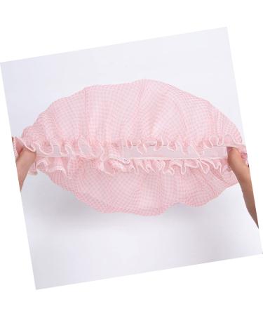 Alipis Hair Shower Cap Bath Visor 2pcs for Women and Kids - Lace Color Cover, Double Layered Bonnet for Bathing - Random Round Cap Design - Buy Online on GoSupps.com
