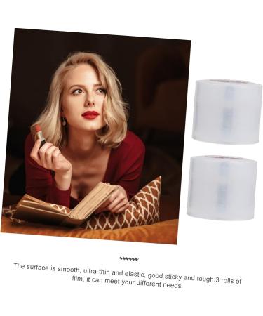 minkissy 3rolls Transparent Lip Care Film of Ultra-Thin Makeup Accessories Lightweight Portable Easy to Tear for for Lip Preservation and Transparent 6X6CM - Buy Online on GoSupps.com