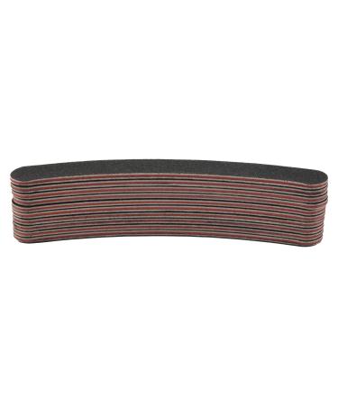 Scalewbin 10 Double Sided 100/180 Grit/Bana Na Curved Nail Files Uk Emery Board