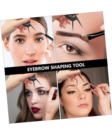 Beatifufu Eyebrow Positioning Ruler Plastic Eyebrow Ruler Premium Eyebrow Corrector Light - Buy Online on GoSupps.com