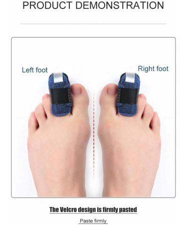 VEFSU Toe Stabilizer Support Splint for Curly, Hammer, and Curved Toes - Collagen Socks Included (One Size) - Buy Online on GoSupps.com