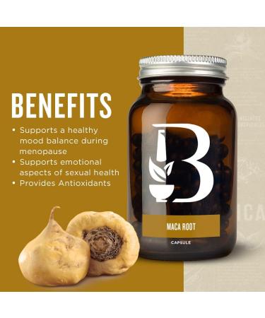 Botanica Maca Root Capsules Whole Herb Formula Vegan and Gluten Free 60 Capsules (30 Servings) - Buy Online on GoSupps.com