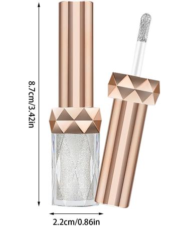Liquid Eyeshadow - Glitter Shimmer Eyeshadow - Waterproof Long Lasting Eyeshadow - Quick-Drying Sparkling Eye Shadow Makeup Xiatiam 1#Diamond White - Buy Online on GoSupps.com