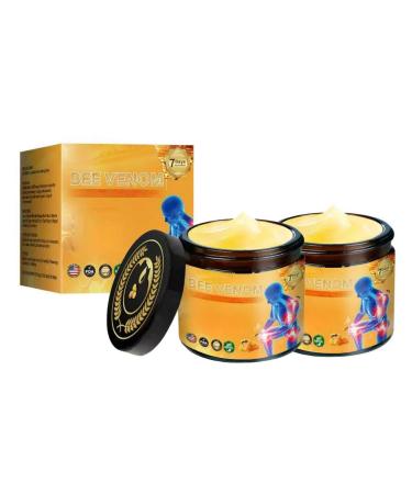 2 Pcs Bee Venom Joint Treatment Cream Throughout Release Joint Activities Muscle and Massage Relief Gel.