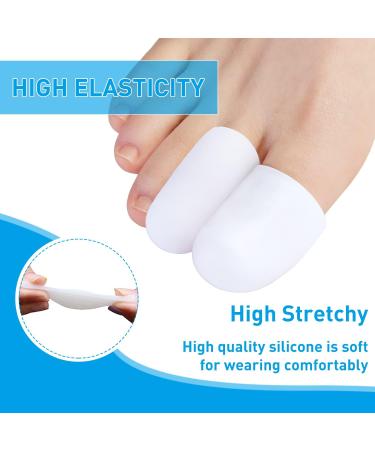 Sumifun Gel Toe Caps - 10 Soft Silicone Caps for Blisters Ingrown Toenails & Toe Protection - Comfortable for All Sizes - Buy Online on GoSupps.com