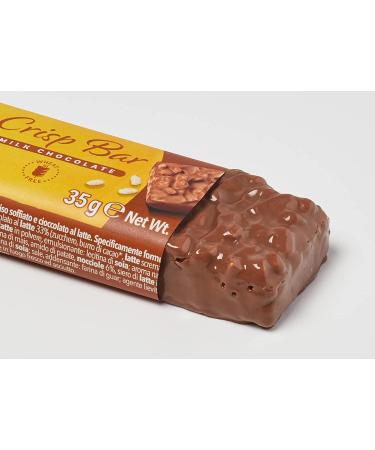  Sch r Schar Crisp Bar Crisp Bar Waffles with Hazelnuts Covered with Puffed Rice and Milk Chocolate Gluten Free 3 x 35g Snacks + Polpa Italian Gourmet 400g (14.1oz) - Buy Online on GoSupps.com