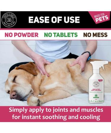 Hemp Active Joint Care Spray | Instant Soothes Muscle & Joint | Quick Absorb | 100% Cruelty Free Vet Recommended | Best For Dogs And Horses | Amazing Essential Oil Embrocation - Buy Online on GoSupps.com