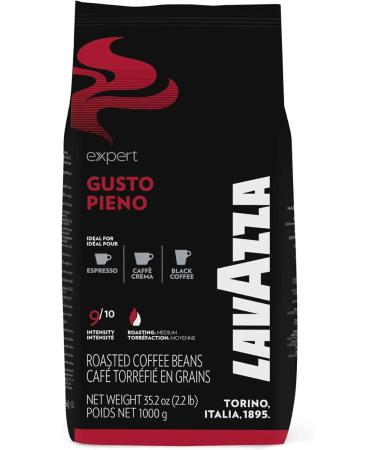 Lavazza Gusto Pieno Coffee Beans 1Kg - Premium Quality Italian Coffee Blend - Buy Online on GoSupps.com