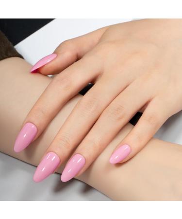 MEGIOR Pink Gel Nail Polish 15ml Light Pink Gel Polish 1PCS Soak Off UV LED Nail Gel Polish for Nail Art Manicure Salon DIY Home for Women Girls Nails Sakura Pink - Buy Online on GoSupps.com
