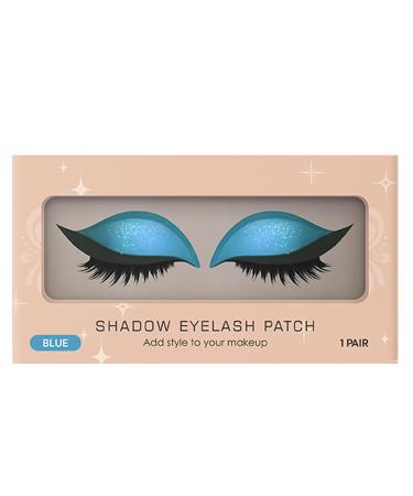 Pansements pour cils et fards paupi res paresseux - Maquillage des yeux adh sif r utilisable pour femmes - Autocollants imperm ables et r sistants la salet pour Halloween sortie de nuit cosplay bleu