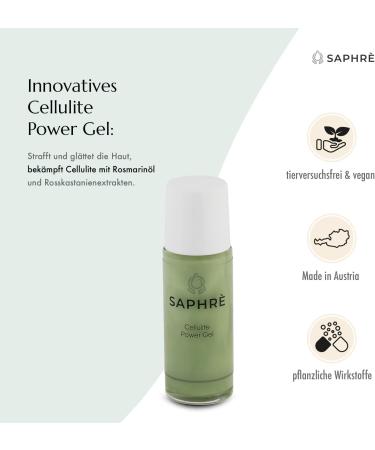 Saphr Cellulite Power Gel Rollon firms and smoothes the skin for legs and buttocks - Buy Online on GoSupps.com