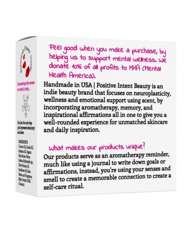 Positive Intent Beauty Emotional Vegan Soap Bar with Exfoliating Rose Petals - Nourishing and Softening, Graduation Gift Idea - Cruelty-Free, 5oz - Buy Online on GoSupps.com