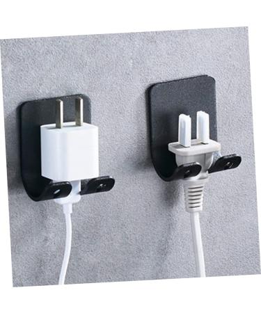 Zerodeko 18 Stk Razor Hanger - Dance-Free Bathroom Hook Decorative Wall Holder Space Aluminum Cabinet Accessory 4.5x4cm Black - Perfect for International Shipping - Buy Online on GoSupps.com