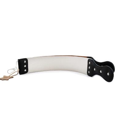 Haryali London Brown Leather Razor Sharpener with Hook - Versatile Knife & Razor Strap for Precision Sharpening - Buy Online on GoSupps.com
