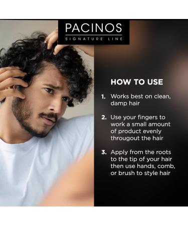 Pacinos Signature Line Curl Enhancing Mousse: Light-Medium Hold Low Shine Hydrating & Volumizing Styling Foam for All Hair Types: Curl Activator & Anti-Frizz 100 mL - Buy Online on GoSupps.com