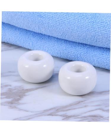 CABILOCK 9 Pack Porcelain Toothbrush Holder for Kids | Cute & Creative Mini Base | White Children's Toothbrush Stand - Buy Online on GoSupps.com