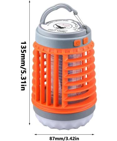 Buggs Zapper Outdoor LED UV Light Mosquitoes Zapper for Outdoor Indoor Waterproof Mosquitoes Killers Portable Solar and USB Charging Buggs Zapper for Home Camping Use Blue orange purple - Buy Online on GoSupps.com