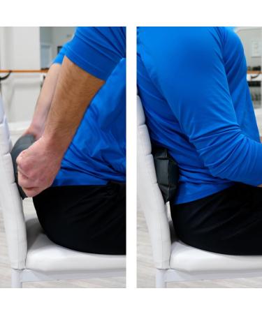 OPTP McKenzie AirBack Inflatable Lumbar Pillow - Portable Travel Cushion for Car Airplane & Office Support - Buy Online on GoSupps.com