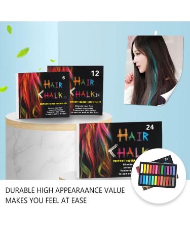 AUklOPVZZ Girl Temporary Hair Color Dyeing Chalk Hair-styling Dye Stick Performance Beauty Professional Hairdresser Barbershop 24 Colors Short - Buy Online on GoSupps.com