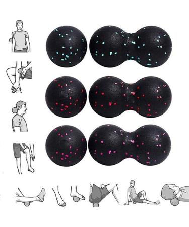 WSADZXC77 Self-Massage Ball Set - Peanut Massage & Lacrosse Balls for Spine Fascia Neck & Plantar Fasciitis Relief | Premium Acupressure & Muscle Roller - Buy Online on GoSupps.com