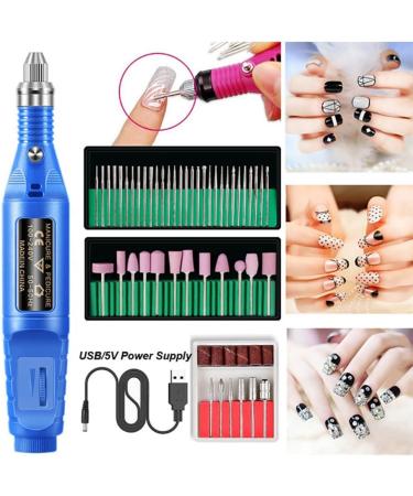 Comphic Electric Nail Drill Nail Drill Machine Nail File E File Drill Set Kit for Acrylic Nails Gel Nail Glazing Drill Pink - Buy Online on GoSupps.com