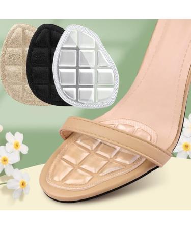 Beaupretty 3 Pairs Forefoot Insoles - High Heel Gel Pads for Foot Protection - Comfortable & Invisible Half Size Adhesive Pads for Women - Buy Online on GoSupps.com