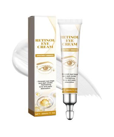 Instant anti-dark circles and wrinkles cream Eye Contour Cream Retinol Anti-Puffiness Under Eye Cream 15g Anti-Wrinkle Eye Contour Care Serum anti-puffiness under the eyes dark circles under the eyes (1pc)