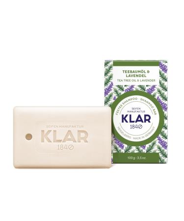 Klar Soap Solid Conditioner 100g - Tea Tree Oil & Lavender for Dandruff Relief - Flaky Hair Care - Buy Online on GoSupps.com