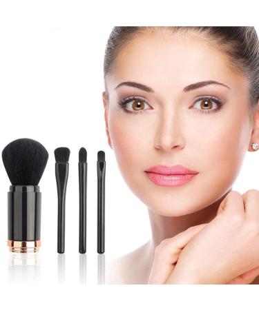 Dajidafu 4 in 1/2 in 1 Retractable Makeup Brush Set Multifunctional Double Head Travel Contouring Brushes Face Tool Accessories No.2 - Buy Online on GoSupps.com