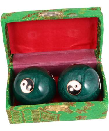 Frcolor Baoding Balls - 2 Pairs Gemstone Hand Massage Balls for Fitness & Relaxation | International Shipping - Buy Online on GoSupps.com