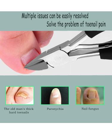 Senior Toenail Clippers for Thick Nails - Acrylic Nails, Ingrown Nail Corrector & Trimmer Set - Buy Online on GoSupps.com
