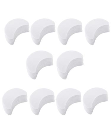 Funien 100 Pieces of Eye Shadow Pads Stencils Eye Shadow Pads Stickers Eye Shadow Shield for Eye Lip Makeup Supplies 20 Pieces Eyeshadow