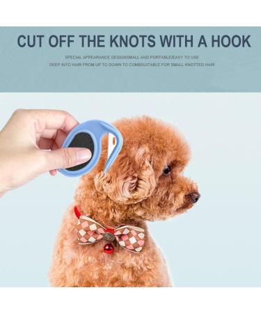 Pulunto Dog Comb Set for Pets - 4-Piece Fur Care Kit - Knot Remover Brush & Trimmer for All Sizes - Black - Buy Online on GoSupps.com