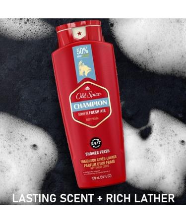 Old Spice Body Wash for Men Champion 709 ml (24 fl.oz) Fresh 709 ml (Pack of 1) - Buy Online on GoSupps.com