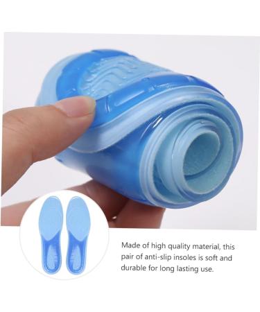 FOMIYES Breathable Sports Insoles - Anti-Slip Gel Cushion Pads | Thick Comfortable Shoe Inserts | Blue 28x8.5cm | International Shipping Available - Buy Online on GoSupps.com