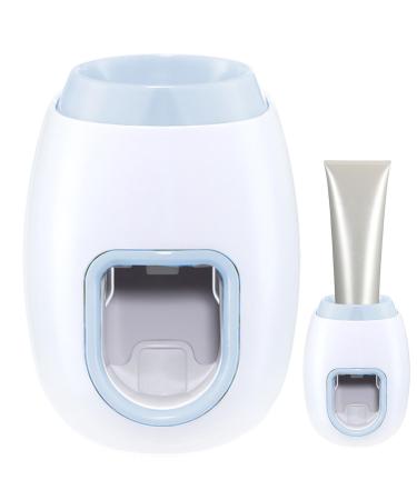 Toothpaste Dispenser for Kids - Automatic Toothpaste Squeezer Roller - Toothpaste Squeezer Roller Tooth Pastetooth Paste Squeeze for Bathrrom Frifer Haze Blue