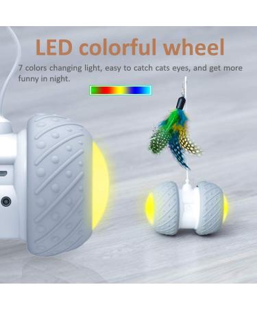 BENTOPAL Automatic Cat Feather Toy - Interactive Electric Exercise Toy for Indoor Cats & Kittens - Buy Online on GoSupps.com