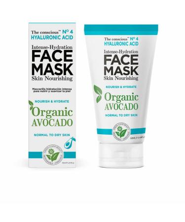 Hyaluronic Acid IntenseHydration Face Mask Organic Avocado 50 Ml