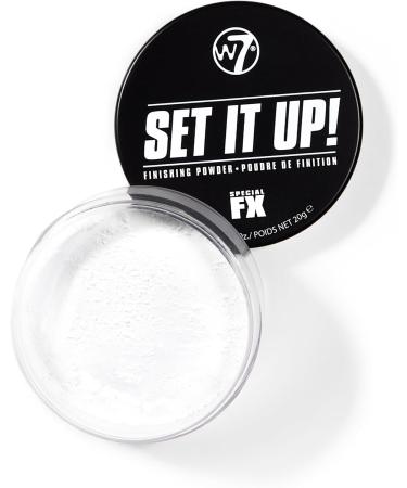 W7 Set It Up! Poudre Libre Fixante & Houpette Pr cision Poudre Translucide Ultra L g re & Puff Doux pour un Fini Mat Flawless Application Facile & Sans Traces pour Tous les Fans de Makeup - Buy Online on GoSupps.com