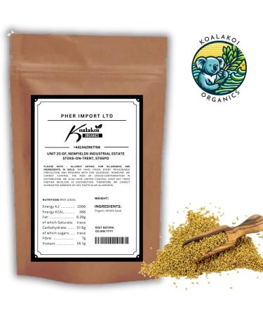 Koalakoi Organic Certified Alfalfa Seed (100g - 4.5kg) Easy to Sprout Super Nutritious Highly digestible Fibre Alfalfa | Premium Quality Non-GMO 100% Natural no Additives or Preservatives (100g) - Buy Online on GoSupps.com
