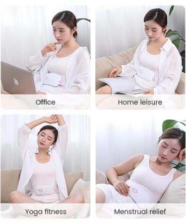 Samnuerly Menstrual Heating Pillows - 3-Mode Massager for Uterine Pain Relief & Comfort | International Shipping - Buy Online on GoSupps.com