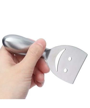 Udavivi 2 Piece Stainless Steel Cheese Slicer Set - Multifunctional Smile Style Cheese Slicer and Shaver for Kitchen and Baking Supplies