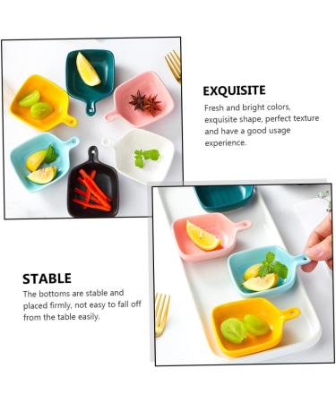 MAGICLULU 4pcs Seasoning Dish Sauce Dish Ceramics Sauces Dried Fruit re-usable - Buy Online on GoSupps.com