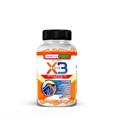 Turmeric with Glucosamine Chondroitin and Collagen | Powerful Anti-Inflammatory & Natural Pain Reliever | Eliminates Muscle Joint & Bone Pain | 90 Capsules