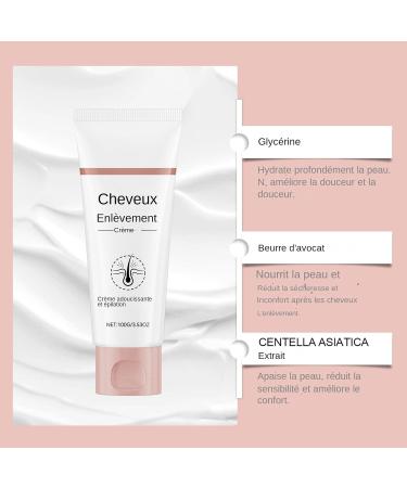 Hair Removal Cream for Women - 120ml Smoothing Cream with Spatula Gentle Hair Removal | For Women's Face Arms Underarms Bikini Line Legs and Other Areas - Buy Online on GoSupps.com