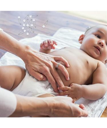 8 Pack Baby Safety Diaper Pins - 2.2 Inch Plastic Head with Stainless Steel Locking Closure for Cloth Diapers - Perfect for Infants and Kids - Buy Online on GoSupps.com