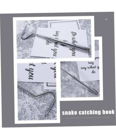 HOMSFOU 6 Pcs Telescopic Snake Hook Heavy Duty Snake Hook Snake Handling Tools Reptile Catcher Stick Snake Grabber Tongs Reptiles Hooks Snake Catching Tool Glass Stainless Steel Snake Clip - Buy Online on GoSupps.com