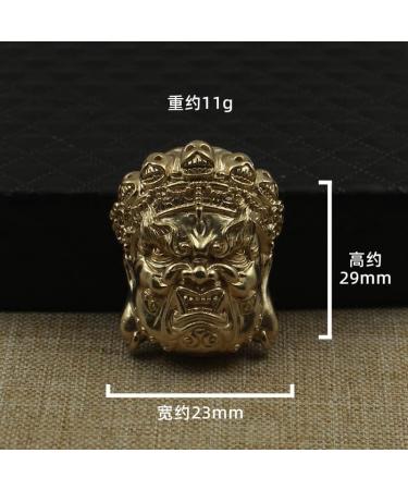 1Pcs Pure Copper Buddha Statue Heads Outside The Factory Buckle Wallet Bag Leather Suitcase Bag( B)/10442 - Buy Online on GoSupps.com